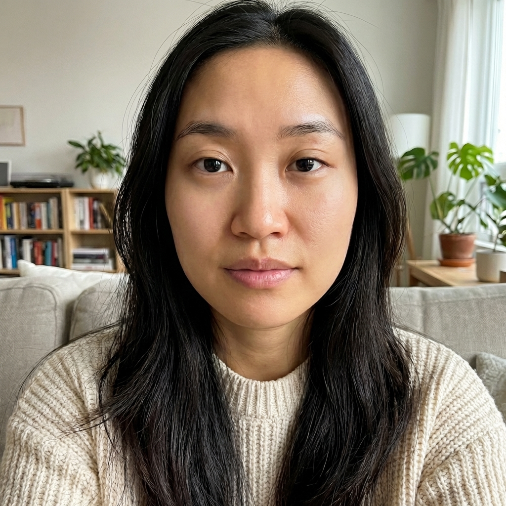 DermLens AI before-and-after — user 2, after photo showing skin improvement following AI-generated routine